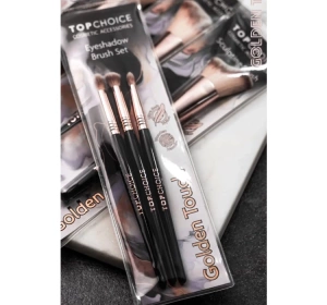 Top Choice Golden Touch пензлі для макіяжу очей 3 шт 38662
