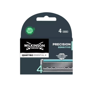 WILKINSON QUATTRO TITANIUM SENSITIVE КАРТРИДЖИ ДЛЯ БРИТВЕННОГО СТАНКА ДЛЯ МУЖЧИН 4 ШТУКИ