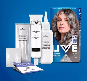 SCHWARZKOPF LIVE INTENSE COLOUR URBAN METALLICS ФАРБА ДЛЯ ВОЛОССЯU U72 DUSTY SILVER