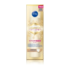 NIVEA LUMINOUS630 ANTISPOT КРЕМ CC ПРОТИВ ОБЕСЦВЕЧИВАНИЙ 02 MEDIUM 40МЛ