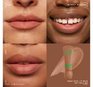 NYX Professional Makeup Smushy матовий бальзам для губ 06 Soft Smile 8 мл