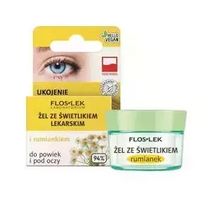 FLOSLEK ГЕЛЬ ДЛЯ ПОВІК І ПІД ОЧІ З ОЧАНКОЮ ЛІКАРСЬКОЮ ТА РОМАШКОЮ 10Г