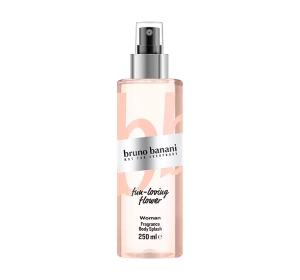 BRUNO BANANI WOMAN FUN-LOVING FLOWER ПАРФУМОВАНИЙ СПРЕЙ ДЛЯ ТІЛА 250МЛ