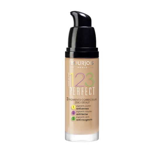 BOURJOIS 123 PERFECT FOUND ТОНАЛЬНИЙ ЗАСІБ 53 LIGHT BEIGE