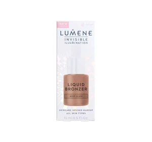 LUMENE INVISIBLE ILLUMINATION LIQUID BRONZER БРОНЗИРУЮЩАЯ СЫВОРОТКА ДЛЯ ЛИЦА DEEP GLOW 15МЛ