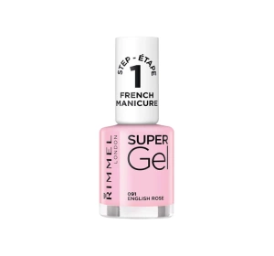Rimmel Super Gel French Manicure гелевый лак для ногтей 091 English Rose 12 мл