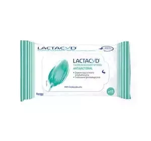 LACTACYD ANTIBACTERIAL САЛФЕТКИ ДЛЯ ИНТИМНОЙ ГИГИЕНЫ 15 ШТУК