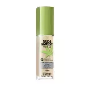 BELL HYPOALLERGENIC NUDE&MOIST MAKE-UP FLUID УВЛАЖНЯЮЩЕЕ ТОНАЛЬНОЕ СРЕДСТВО 04 NATURAL TAN 30Г