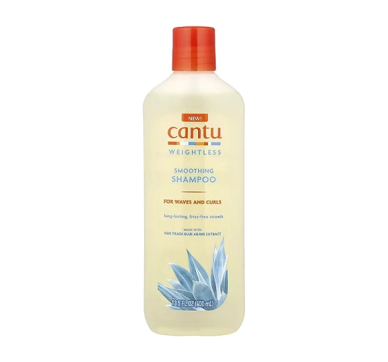 Cantu Weightless разглаживающий шампунь для кудрявых волос 400 мл