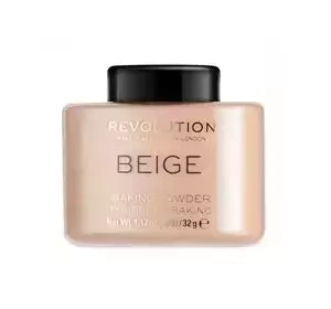 MAKEUP REVOLUTION BAKING POWDER  РАССЫПЧАТАЯ ПУДРА BEIGE 32 Г