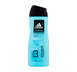 ADIDAS ICE DIVE REFRESHING ГЕЛЬ ДЛЯ ДУШУ 3В1 400МЛ
