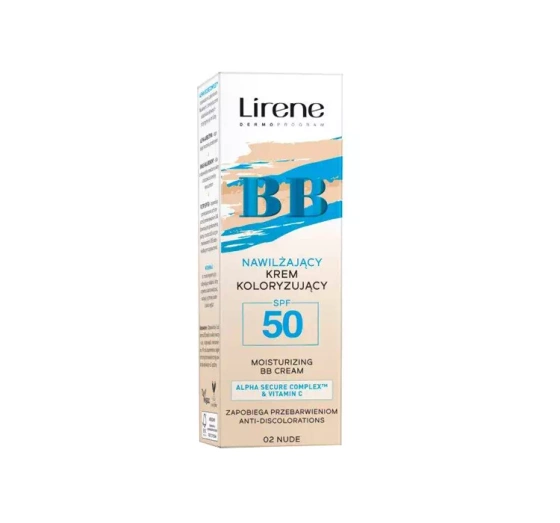 LIRENE УВЛАЖНЯЮЩИЙ КРЕМ BB SPF50 02 NUDE 30МЛ