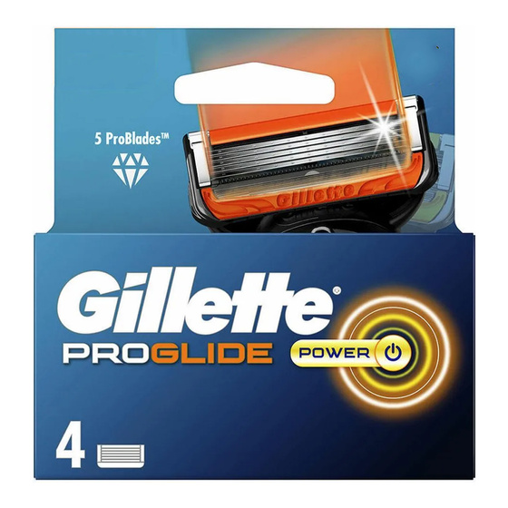 Нажмите на картинку, чтобы ее увеличить GILLETTE FUSION5 PROGLIDE POWER КАРТРИДЖИ ДЛЯ БРИТВЫ 4 ШТУКИ