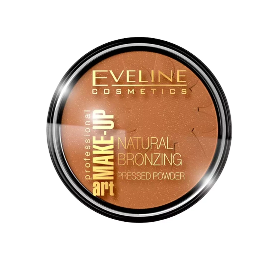 EVELINE PROFESSIONAL ART MAKE-UP NATURAL BRONZING БРОНЗИРУЮЩАЯ ПУДРА ДЛЯ ЛИЦА 50 SHINE 14Г
