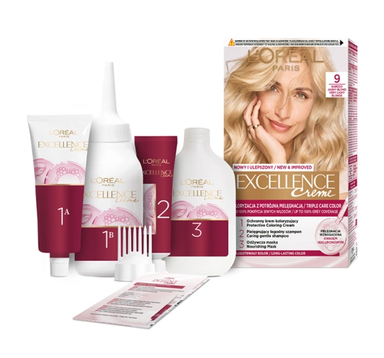 LOREAL EXCELLENCE CREME 9 ДУЖЕ СВІТЛИЙ БЛОНД