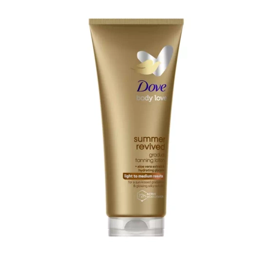 DOVE DERMA SPA SUMMER REVIVED БРОНЗИРУЮЩИЙ БАЛЬЗАМ ДЛЯ ТЕЛА ДЛЯ СВЕТЛОЙ КОЖИ 200МЛ