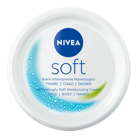 NIVEA SOFT КРЕМ ДЛЯ ІНТЕНСИВНОГО ЗВОЛОЖЕННЯ ОБЛИЧЧЯ 100МЛ