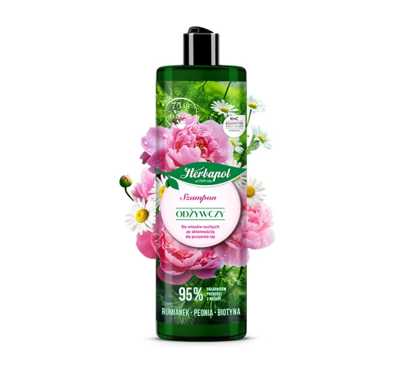 Herbapol живильний шампунь для нормального та сухого волосся 400 мл