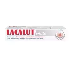 LACALUT WHITE ОТБЕЛИВАЮЩАЯ ЗУБНАЯ ПАСТА 75МЛ