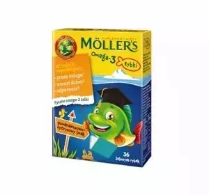 MOLLER’S ОМЕГА-3 РИБКИ ХАРЧОВА ДОБАВКА ДЛЯ ДІТЕЙ АПЕЛЬСИНОВО-ЛИМОННА 36 ЖЕЛЕЙОК
