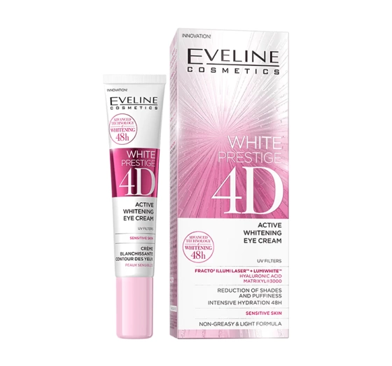 EVELINE WHITE PRESTIGE 4D ВІДБІЛЮЮЧИЙ КРЕМ ПІД ОЧІ 20МЛ