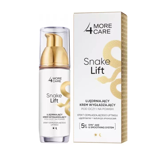 MORE4CARE SNAKE LIFT ЗМІЦНЮВАЛЬНО-РОЗГЛАДЖУВАЛЬНИЙ КРЕМ ПІД ОЧІ І ДЛЯ ПОВІК 35МЛ