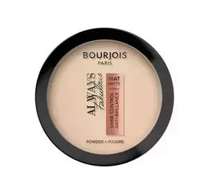 BOURJOIS ALWAYS FABULOUS МАТУЮЧА ПУДРА ДЛЯ ОБЛИЧЧЯ 108 APRICOT IVORY 10Г