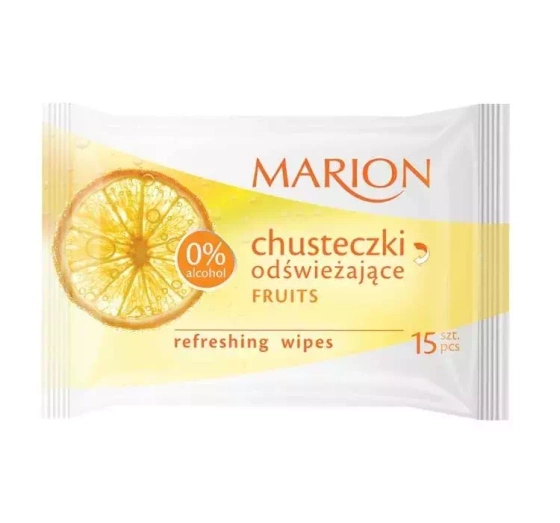 MARION ОСВЕЖАЮЩИЕ САЛФЕТКИ FRUITS ФРУКТОВЫЙ АРОМАТ