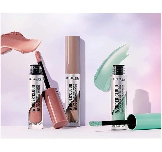 RIMMEL WONDER'CLOUD РІДКІ ТІНІ ДЛЯ ПОВІК 004 SPICED PETAL 2МЛ