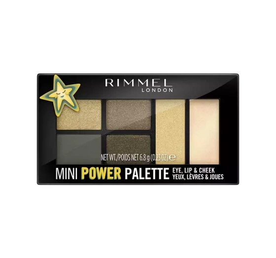 RIMMEL MINI POWER МНОГОФУНКЦИОНАЛЬНАЯ ПАЛЕТКА ДЛЯ ГЛАЗ, ГУБ И ЩЕК 005 BOSS BABY 6,8Г