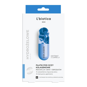 L'BIOTICA КОЛЛАГЕНОВЫЕ ПАТЧИ ПОД ГЛАЗА 3 X 2 ШТ