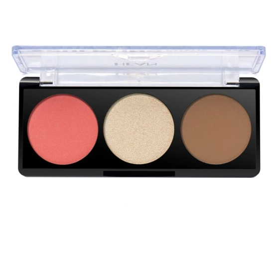 Hean Sculpting Palette 3в1 палетка для контурирования лица 03 9 г