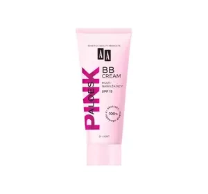 AA PINK ALOES МУЛЬТИЗВОЛОЖУВАЛЬНИЙ КРЕМ BB SPF 15 01 LIGHT 30МЛ