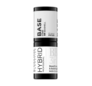 EVELINE HYBRID PRO КАУЧУКОВАЯ БАЗА ПОД ГЕЛЬ-ЛАК 04 SEASHELL 5МЛ