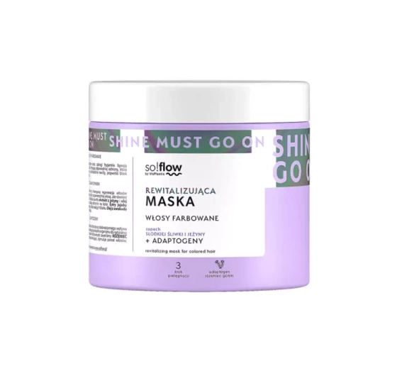 Нажмите на картинку, чтобы ее увеличить SO!FLOW РЕГЕНЕРИРУЮЩАЯ МАСКА ДЛЯ ОКРАШЕННЫХ ВОЛОС 400МЛ