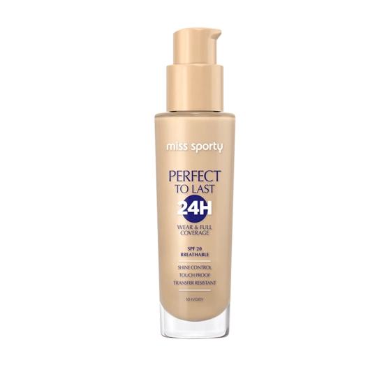 MISS SPORTY PERFECT TO LAST 24H ТОНАЛЬНОЕ СРЕДСТВО ДЛЯ ЛИЦА 100 IVORY 30МЛ
