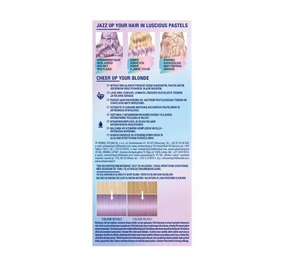 Нажмите на картинку, чтобы ее увеличить SCHWARZKOPF LIVE ULTRA BRIGHTS PRETTY PASTELS КРАСКА ДЛЯ ВОЛОС СРЕДНЕЙ УСТОЙЧИВОСТИ L120 LILAC CRUSH