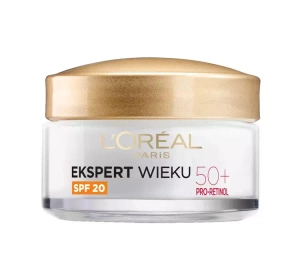 LOREAL AGE EXPERT ЛІФТИНГУЮЧИЙ КРЕМ ПРОТИ ЗМОРШОК SPF20 50+ 50МЛ