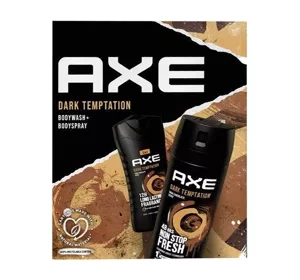 AXE DARK TEMPTATION ПОДАРУНКОВИЙ НАБІР ДЛЯ ЧОЛОВІКІВ ГЕЛЬ + ДЕЗОДОРАНТ