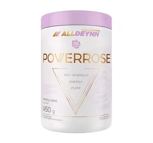 ALLNUTRITION ALLDEYNN POWERROSE ПРЕДТРЕНИРОВОЧНАЯ ДОБАВКА TROPICAL-ORANGE 450Г