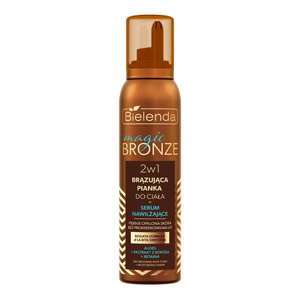 Bielenda Magic Bronze бронзирующая пенка для тела + увлажняющая сыворотка 2 в 1 200 мл