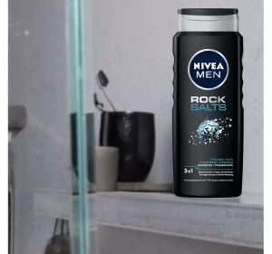 NIVEA MEN ROCK SALT ГЕЛЬ ДЛЯ ДУША С СОЛЬЮ ДЛЯ МЫТЬЯ ТЕЛА ЛИЦА И ВОЛОС 500МЛ