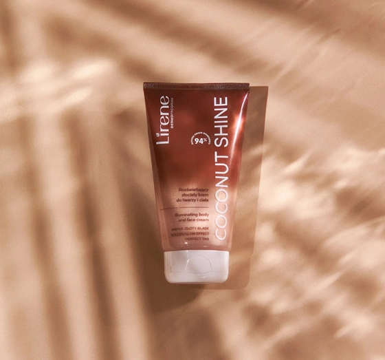 LIRENE COCONUT SHINE ОСВЕТЛЯЮЩИЙ КРЕМ ДЛЯ ЛИЦА И ТЕЛА 150МЛ
