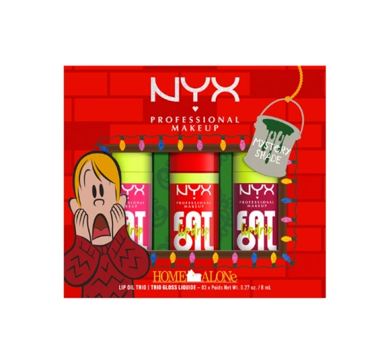 NYX Professional Makeup x Home Alone Fat Oil Lip Drip Trio набір блисків для губ 3 x 4,8мл