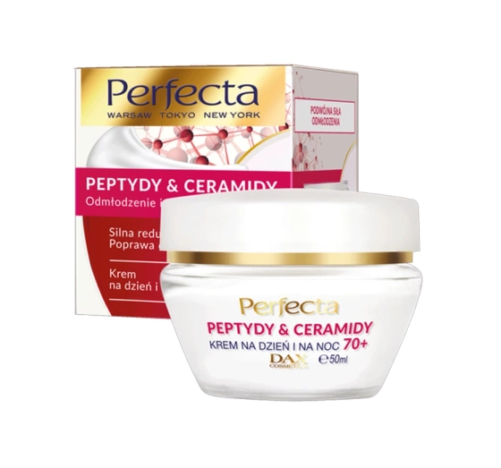 PERFECTA PEPTIDES & CERAMIDS КРЕМ ДЛЯ ОБЛИЧЧЯ НА ДЕНЬ І НІЧ 70+ 50МЛ