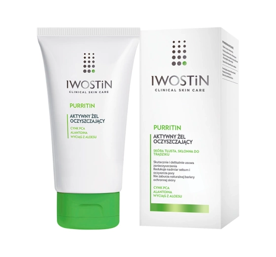 IWOSTIN PURRITIN АКТИВНЫЙ ГЕЛЬ ДЛЯ УМЫВАНИЯ ЛИЦА 150МЛ