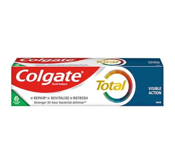 Натисніть на картинку, щоб її збільшити COLGATE TOTAL VISIBLE ACTION ЗУБНА ПАСТА 75МЛ
