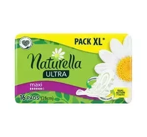 NATURELLA ULTRA MAXI 28 СМ ГІГІЄНІЧНІ ПРОКЛАДКИ З КРИЛЬЦЯМИ 16 ШТ