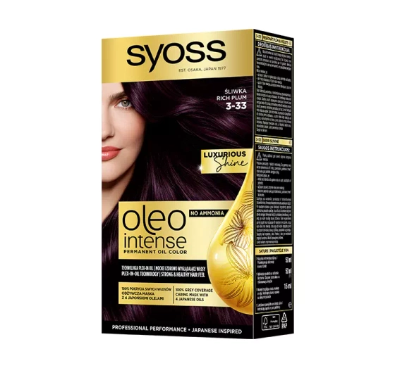 SYOSS OLEO INTENSE ФАРБА ДЛЯ ВОЛОССЯ БЕЗ АМІАКУ 3-33 RICH PLUM
