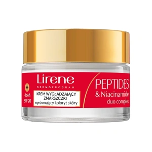 Lirene Peptides&Niacinamide Duo Complex дневной крем для разглаживания морщин 60+ SPF20 50 мл